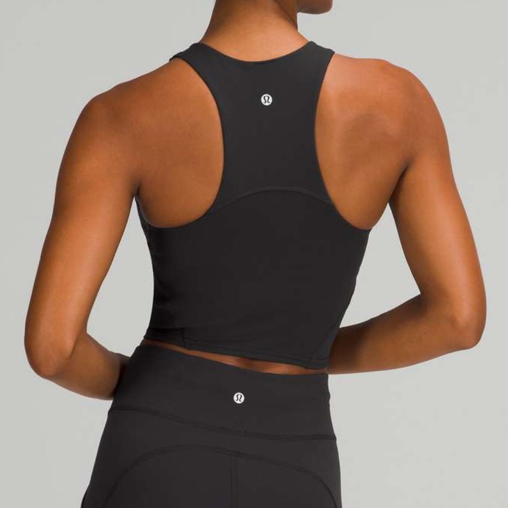 LIKE NEW Lululemon Invigorate Training Tank Top Black Size 8 - Picture 2 of 9